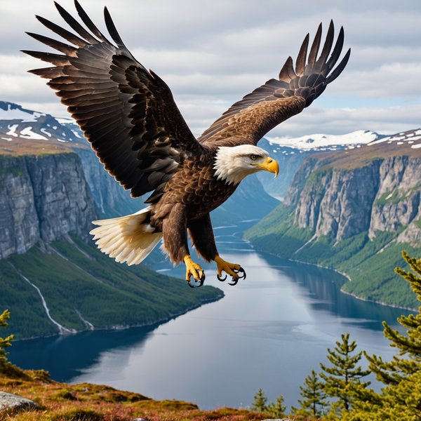 Peut-on trouver une croisière qui propose des excursions pour observer les aigles en Scandinavie?