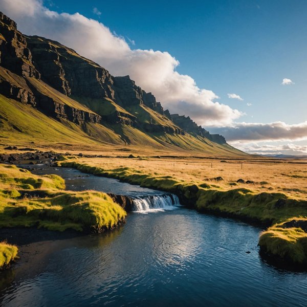 Quels hébergements en Islande offrent une expérience de baignade dans des sources chaudes naturelles?