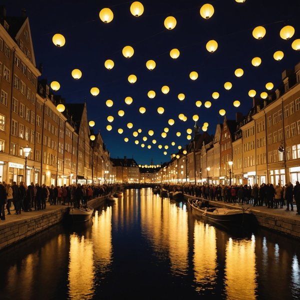 Où participer à un festival de la lumière en Scandinavie?